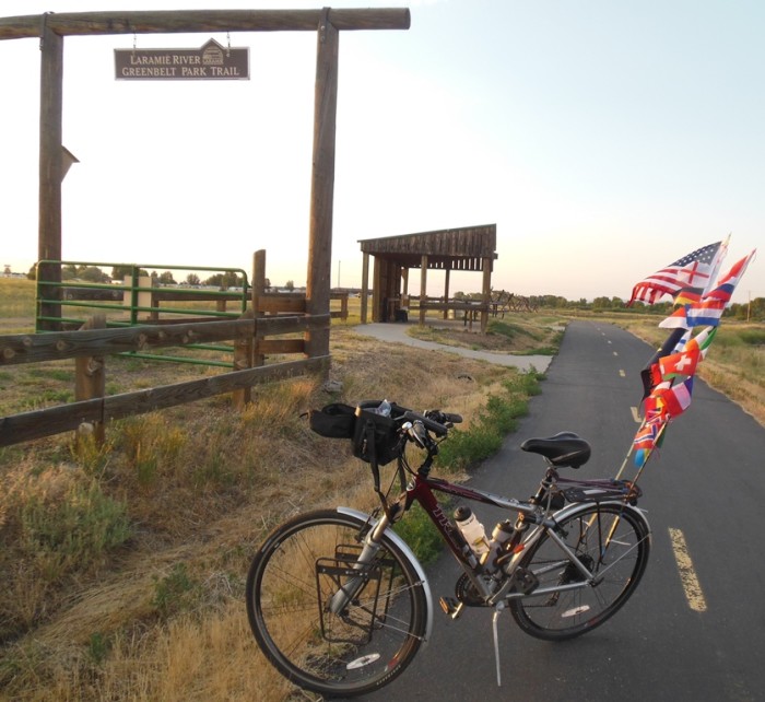 in the West at Laramie Wy