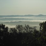 Early Morning Fog between the Hills in Missouri