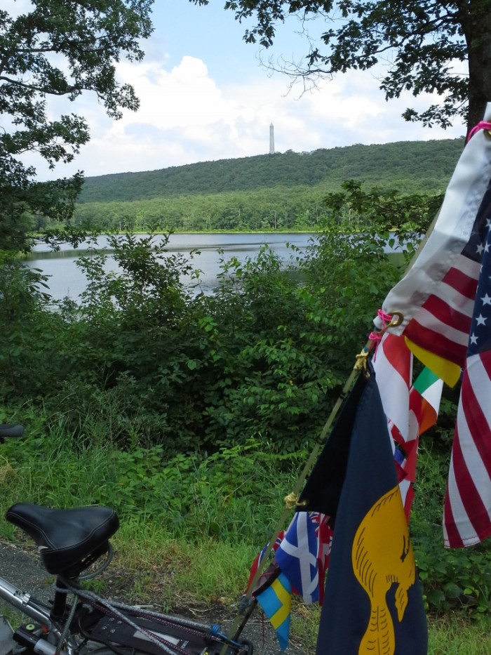 Bike at Mountain Lake in New Jersey