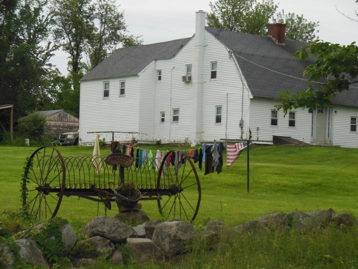 Flag on the clothesline