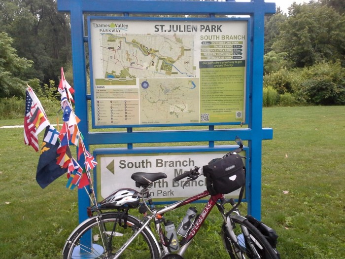 Canada biking