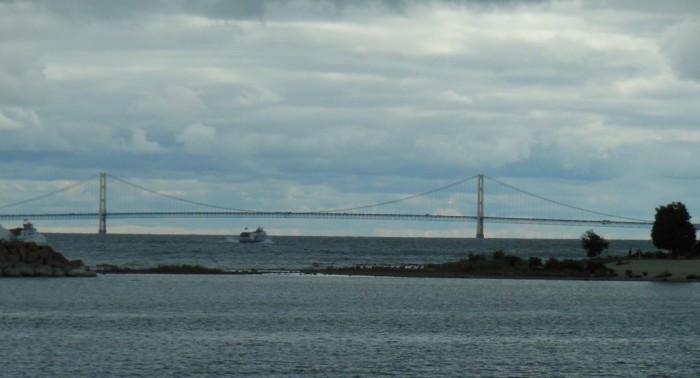 Mackinaw Suspension Bridge