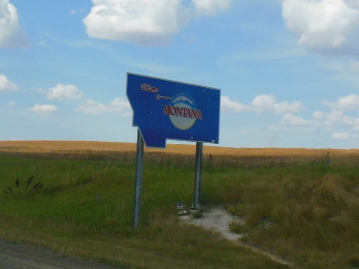 Montana sign