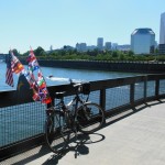 Bike in Portland Or, above the river