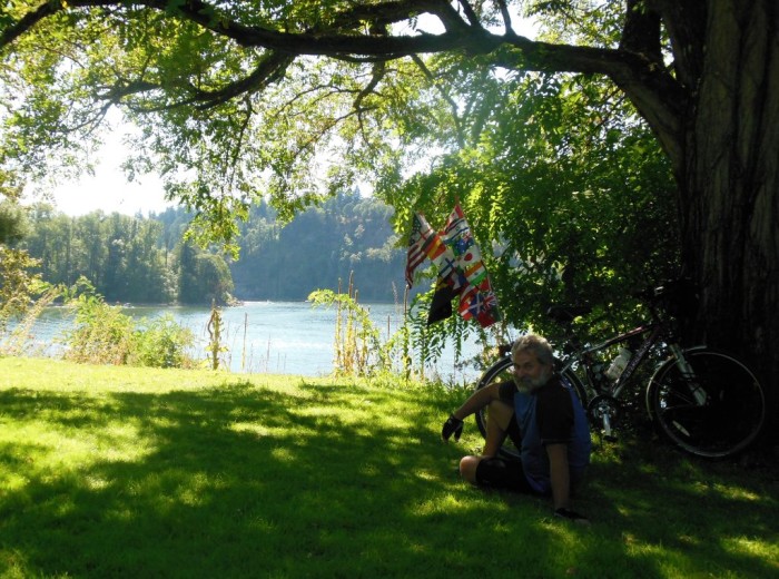 Resting by the river