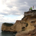 Bike on a Cliff Ferragudo Coast