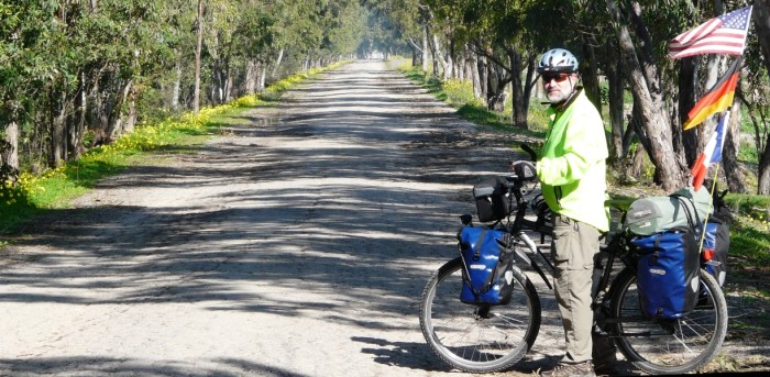 Bike on the Road Rio Guadalquivil