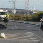 Bike on the road to Santa Maria harbour