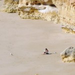 Girl Reading on beach