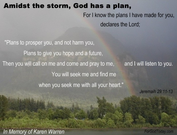 Mountain Rainbow Scripture Jeremiah 29