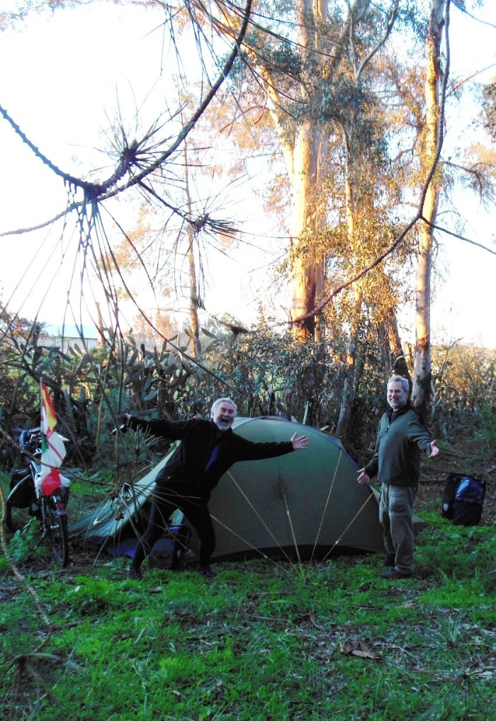 Wild Camp bike tripping